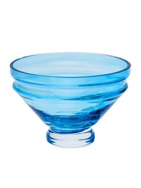 Raawii RELae Dishwasher Safe Small Mouth-Blown Glass Bowl Blue Size OS NWB